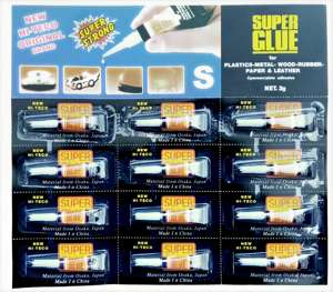 غراء جل فائق القوة 3 جرام سريع التصلب 100% صناعة صينية لمختلف أنواع المواد اللاصقة والعزل - Product Image 4