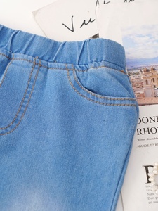 4-14 <span class=keywords><strong>ans</strong></span> Enfants Filles Vêtements Denim Casual Pantalon <span class=keywords><strong>large</strong></span> Jeans Feminino Grande Taille Femmes Jeans - Product Image 2