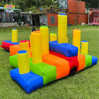 AirFunPro Anneaux géants gonflables pour les activités d'équipe - Matériel PVC écologique Jeu stimulant la coordination œil-main