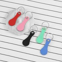 Porte-clés coloré en acier inoxydable de style américain pour jetons de chariot de supermarché, cadeaux promotionnels