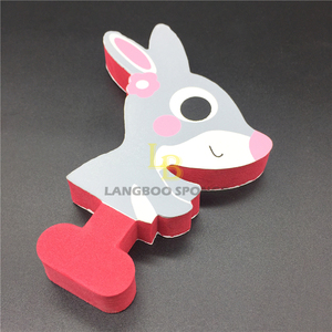 Custom Made <span class=keywords><strong>Eva</strong></span> Bọt Móc Chìa Khóa Chết Cắt Hình Tròn Nổi Vòng Chìa Khóa In Logo Công Khai Kỷ Niệm Móc Chìa Khóa - Product Image 3