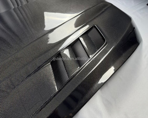 2015-2024สำหรับ Ford Mustang TF สไตล์คาร์บอนไฟเบอร์ชุดกระโปรงท้ายรถชุดระบายอากาศแบบเปิดรูและฝากระโปรงกระจายความร้อน - Product Image 3