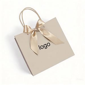 Custom Logo Printing Clothing Shoes <b>Gift</b> Shopping Paper <b>Bag</b> Boutique Beauty Store Packaging Paper <b>Bag</b> - Product Image 1