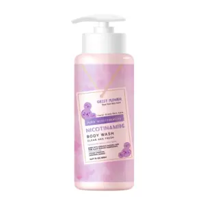 USA Brand GEIST FLOWER-Luxury Pure Nicotinamide Body Wash Refreshing And Brightening Female Body Wash Best Body Cleanser