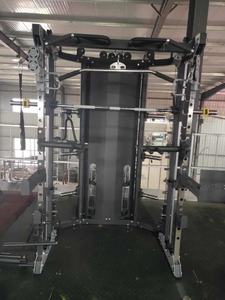Máquina Smith multifunción comercial para entrenamiento de sentadillas Equipo de ejercicio de Estación múltiple de calidad superior - Product Image 4