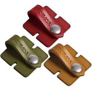 Enrouleur de fil en cuir Organisateur de câble Airphone en cuir - Product Image 4