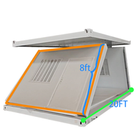 Maison capsule préfabriquée personnalisée pour villa hôtel Installation facile cuisine chambre entrée minuscule bureau mobile salon