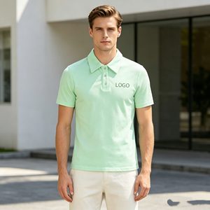 OEM Towel Fabric <b>Men's</b> Polo <b>Shirt</b>,Casual Short Sleeve Polo <b>Shirts</b> <b>for</b> <b>Men</b>,100% Cotton 380g Terry Cloth Loose <b>Men</b> Clothes - Product Image 1