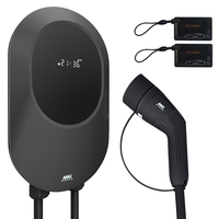 Borne de recharge pour voiture électrique de type 2, Wallbox, énergie domestique, véhicule électrique, AC 11 kW, chargeur EV pour station de recharge, borne avec Wifi