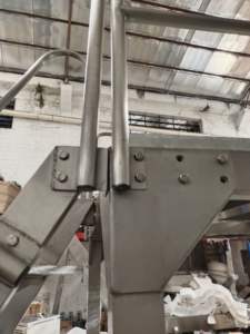 स्टेनलेस स्टील मोबाइल सपोर्ट प्लेटफॉर्म या मल्टीहेड वेस्टर के लिए सहायक कार्य मंच - Product Image 2