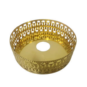 Modern kare <span class=keywords><strong>Metal</strong></span> ve çinko Shisha aksesuarları seyahat için ayna tekniği ile özelleştirilebilir nargile tepsisi ve plaka - Product Image 4