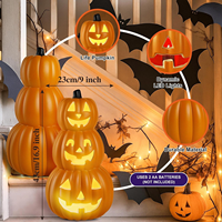 Citrouilles artificielles en mousse plastique pour Halloween, Thanksgiving, décoration d'automne, sécurité extérieure, décoration de la véranda, décoration de la maison