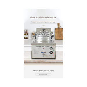 <span class=keywords><strong>Friteuse</strong></span> professionnelle à double cuve avec paniers, <span class=keywords><strong>machine</strong></span> à frire électrique de comptoir pour frites et poisson - Product Image 2