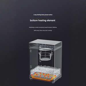 Máquina para Hacer <span class=keywords><strong>Palomitas</strong></span> de Maíz <span class=keywords><strong>con</strong></span> Olla de Acero Inoxidable y Almacenamiento de Maíz - Product Image 2