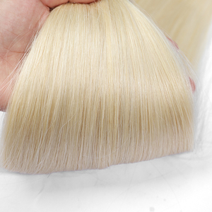 Extensions de cheveux russes fines et invisibles en gros, tissage double trame, 100% cheveux humains, tissage à la main - Product Image 5