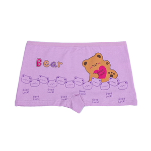 UOKIN cotone stampa cartone animato Boxer biancheria intima per bambini ragazze collant 4-10 età per bambini mutandine e Boxer - Product Image 3