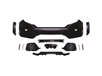 Bodykit de Parachoques Delantero para Honda Civic 2016-2021 con Parachoques Trasero Actualizado a Estilo Type R Parrilla Faldón Lateral Accesorios de Coche