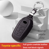 Housse de clé de voiture pour Toyota Camry, RAV4, Corolla, Avalon, Levin, Venza, C-HR, BZ, accessoires de voiture