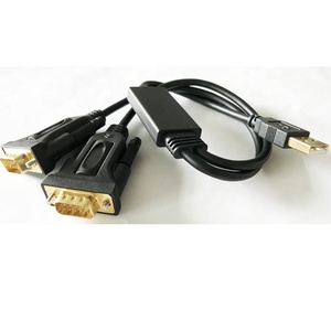 2025 New utech <span class=keywords><strong>USB</strong></span> để nối tiếp Bộ chuyển đổi 2 cổng <span class=keywords><strong>Dual</strong></span> Cable - FTDI - Product Image 1