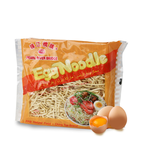 บะหมี่ไข่ แบรนด์ Pearl River Bridge 400 กรัม บรรจุถุงพลาสติก ราคาโรงงาน ขายส่ง ราคาโรงงาน OEM ปรุงง่าย รสชาติดี - Product Image 1