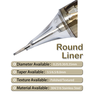 新しいタイプのタトゥーニードルカートリッジ使い捨ておよびラウンドシェーダー1011RS1014RSタトゥーニードルカートリッジ使い捨て針 - Product Image 2