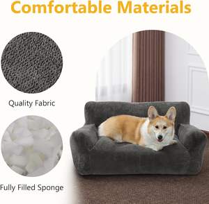 Accesorios para Mascotas, Sofá Cama para Perros de Salón, Sofá para Perros con Relleno Completo de Esponja para Razas Pequeñas y Medianas - Product Image 6