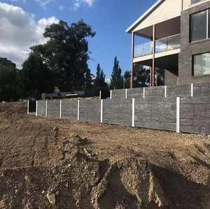 Australia dinding penahan galvanis H C beton Sleeper DIY Steel Post - Product Image 2