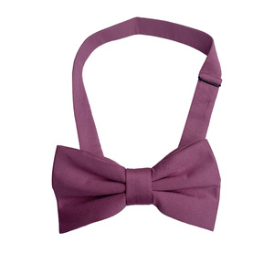 Dasi kupu-kupu poliester warna-warni dapat disesuaikan katun Solid, pola bergaris polos pola gaya kasual dasi kupu-kupu - Product Image 4