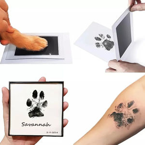 Gato Cão Pata Imprimir Kit Pad Tinta Seguro Não-tóxico Pegadas Do Bebê Chuveiro Handprint Fácil Diy Clean Touch Inkless <span class=keywords><strong>Pet</strong></span> Lembrança - Product Image 1