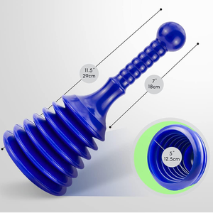 Disotturatore per lavelli da cucina di piccole dimensioni e scarichi per bagno/lavanderia, in plastica, per lavabo - Product Image 5