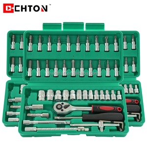 Giá Rẻ Giá 46 Pcs Sửa Chữa Xe Cờ Lê <span class=keywords><strong>1</strong></span>/4 "Dr Ratchet Cờ Lê Ổ Cắm Công Cụ Thiết Lập - Product Image 4