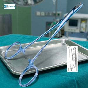 Porte-aiguilles chirurgical 6flowers Halsey F7-346 pour la chirurgie générale, certifié CE Classe I, utilisation manuelle, ISO 2015 - Product Image 2