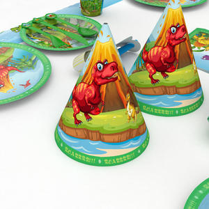 Fournitures de fête sur le thème des dinosaures, ensemble de décorations de fête Little Dino pour les enfants, fête d'anniversaire ou décoration de baby shower - Product Image 4