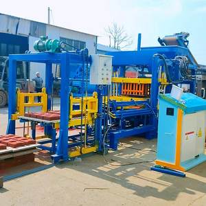 QT4-15 voll automatische Vibration Hohl betonblock Pflaster Zement Ziegel Herstellung Maschine Neubau Produktions anlage - Product Image 5