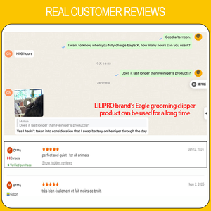 LILIPRO EagleX Tosatrice Elettrica Professionale A5 per Animali Domestici, Silenziosa, Senza Fili, Kit per la Toelettatura di Cani e Cavalli - Product Image 5