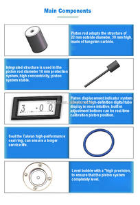 ช่วงการวัด 1-60MPa Class 0.05 เครื่องทดสอบน้ําหนักตายด้วยเครื่องส่งสัญญาณความดัน - Product Image 2