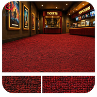 Dalles de moquette en polypropylène bouclé de luxe, lavables, pour usage hôtelier