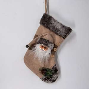 Calcetines Navideños Personalizados, Nueva Fábrica, Venta al por Mayor, Calcetín Navideño de 45 cm, Decoraciones Navideñas, Regalos, Descuento Económico - Product Image 3