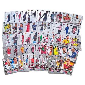 도매 축구 스타 게임 플레잉 카드 55PCS 축구 선수 메시 호날두 음바페 거래 컬렉션 카드 팬 선물 어린이 선물 - Product Image 3
