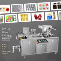 DPP-115 automatique confiture de fraises fromage miel beurre d'arachide sauce au sésame pâte blister remplissage emballage machines à sceller