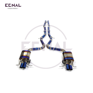 ระบบท่อไอเสียไทเทเนียม Ecnal สำหรับรถเบนซ์ W222 S600 <span class=keywords><strong>V12</strong></span> 6.0T ปี 2014-2017 ความหนา 1.2 มม. ขัดเงาแบบกระจก อะไหล่เพิ่มประสิทธิภาพ - Product Image 2
