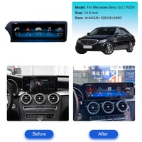 Carplay Android für MERCEDES BENZ C-Klasse W205 C200 C260 C300 GLC X253 2015-2018 Auto-GPS-Navigation Haupteinheit Multimedia-Player