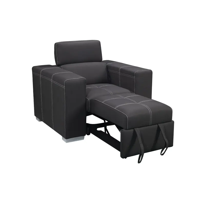 Best seller comodo divano a 1 posto per soggiorno divano letto reclinabile in pelle artificiale traspirante