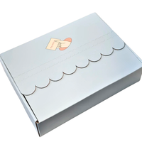 Boîtes d'emballage de luxe avec logo de marque personnalisé Cajas boîte en papier ondulé pour vêtement boîte d'emballage ondulé pour expédition e commerce