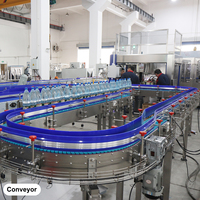 Ajouter une deuxième ligne de remplissage d'eau 8000-18000 BPH pour l'extension d'une usine d'embouteillage avec sortie parallèle