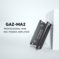 Recordio GAZ-MA7 Microphone dynamique professionnel pour diffusion en direct, mini amplificateur métallique, préamplificateur, convertisseur