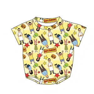 Baju Merangkak Bayi RTS, Kaos Bambu Bayi, Romper Balita Lengan Pendek, Onesie Motif Kartun, Piyama Bayi Baru Lahir, Baju Merangkak Anak - Product Image 2