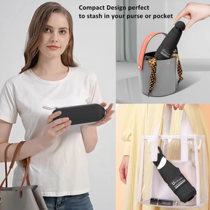 Зонт-капсула LS: Хит продаж, модный, компактный, ветрозащитный, водонепроницаемый, с защитой от УФ-излучения, 5 сложений, с возможностью нанесения логотипа - Product Image 6