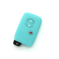 Usine en gros à la mode anti-poussière Silicone Smart 3 boutons couvercle de boîtier de clé de voiture