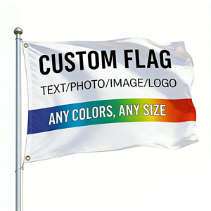 Double Sided Logo Advertising Nylon Polyester <strong>Banner</strong> Wall Flags Custom 3x5Digitally Printed Polyester Wedding Festive Flags - Product Image 4